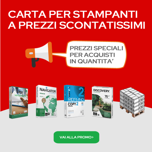 Carta stampanti prezzi speciali