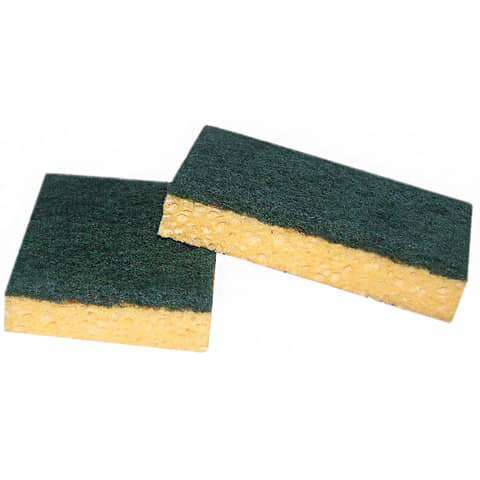 Set 3 Spugne Abrasive Pippo Con Impugnatura Salva Unghie - Per Pulizia Profonda Di Superfici Non Delicate