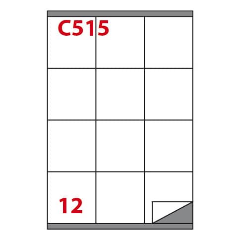 Etichette Adesive Markin A4 35x23,5 mm X210C526 Bianco 8007047023650