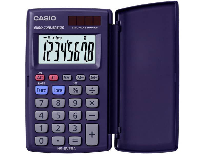 Calcolatrice scientifica CASIO tascabile 10 cifre - solare e batteria Verde  - SL-310UC-GN a soli 14.13 € su