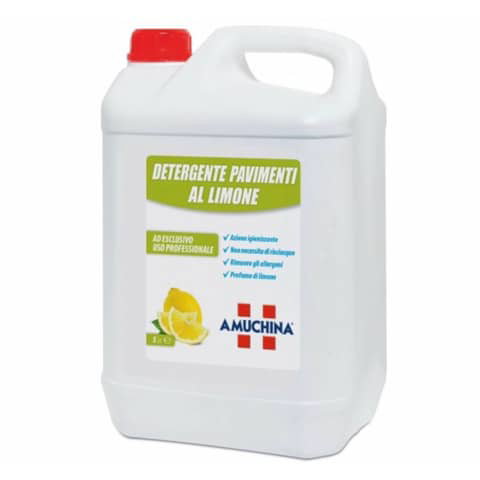 Detergente per pavimenti senza risciacquo Smac limone 1 litro - freschezza  di agrumi - M74677