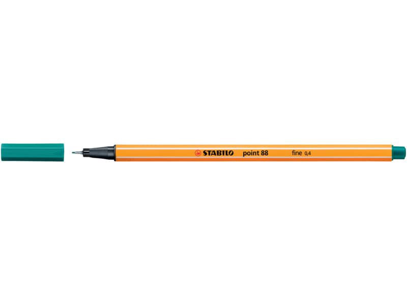 Fineliner Stabilo Point 88 0,4 mm assortiti 25 colori standard + 5 Neon  rotolo da 30 - 8830-2 a soli 28.33 € su
