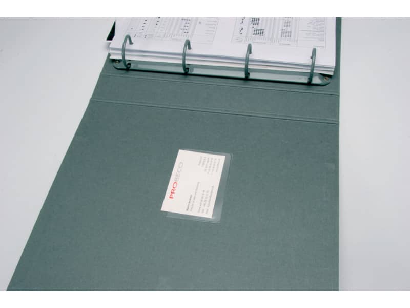 Tasche Adesive In Plastica Avery L7083-10 - 10 Fogli A4, Per Cartelli Riutilizzabili