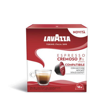 Caffè in cialde Lavazza Astuccio 36 capsule A Modo Mio Crema&Gusto Ricco  8274 a soli 19.18 € su
