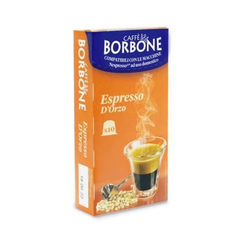 The al limone, capsule compatibili nespresso, Caffè Borbone,10 pezzi