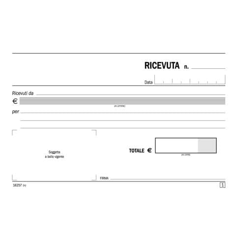 Blocco Prima Nota Cassa A4 2 copie autoricalcanti Prodotti Flex