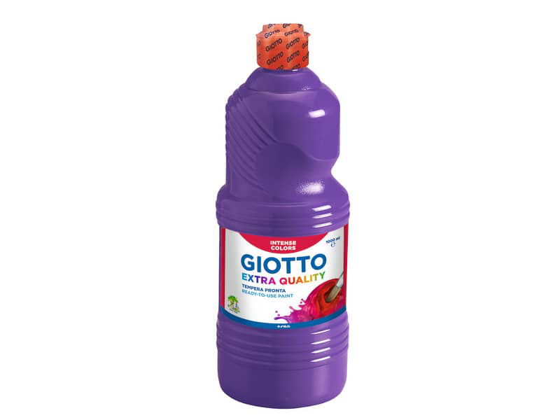 Tempera Pronta Giotto Extra Quality 1000 ml - Rosso Scarlatto