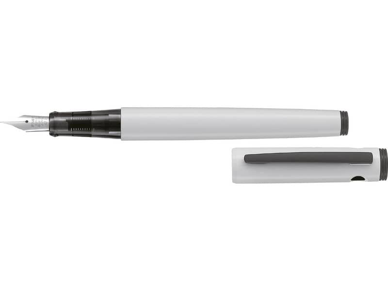 PILOT - 7570 - Penna stilografica usa e getta v-pen silver m nero