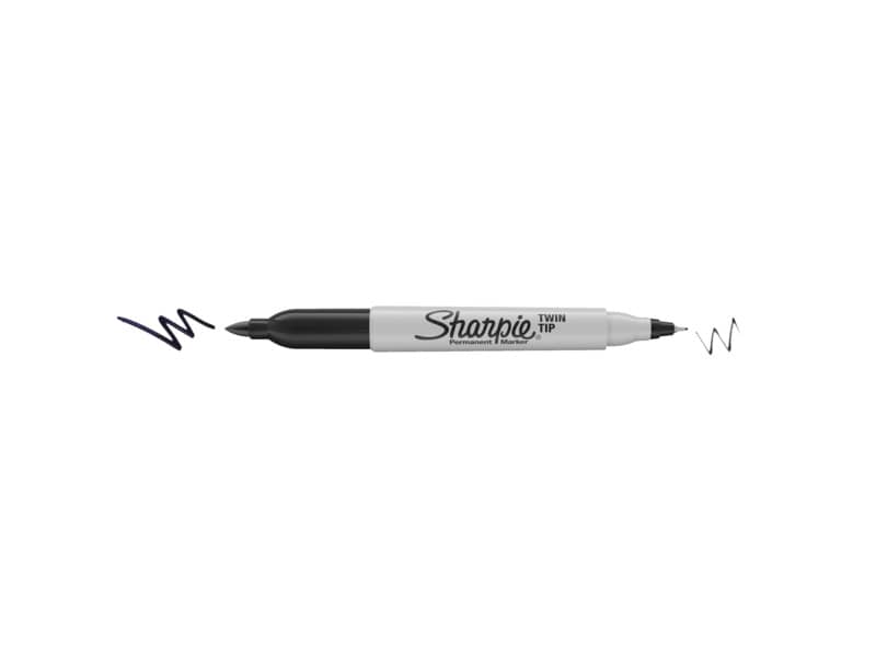 Sharpie Pennarello indelebile a punta Fine con punta retrattile, Nero,  Scatola da 12 : : Cancelleria e prodotti per ufficio