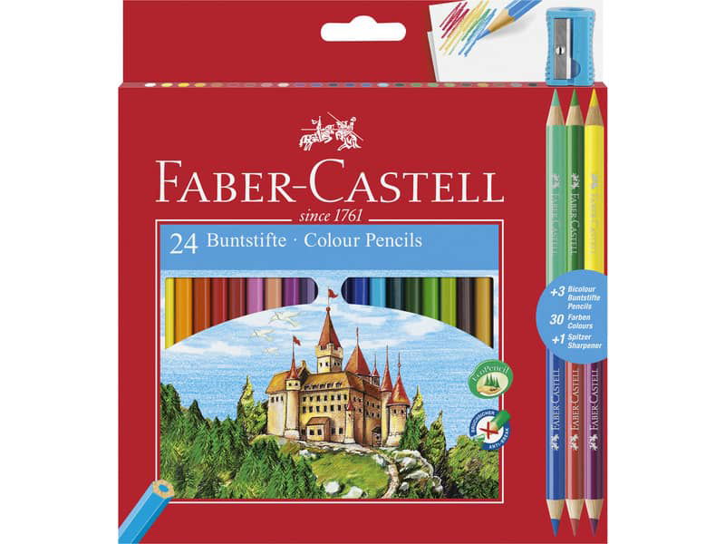 Matite acquarellabili Goldfaber Aqua Faber-Castell 24 colori Conf. 24 pezzi  - 114624 a soli 29.57 € su