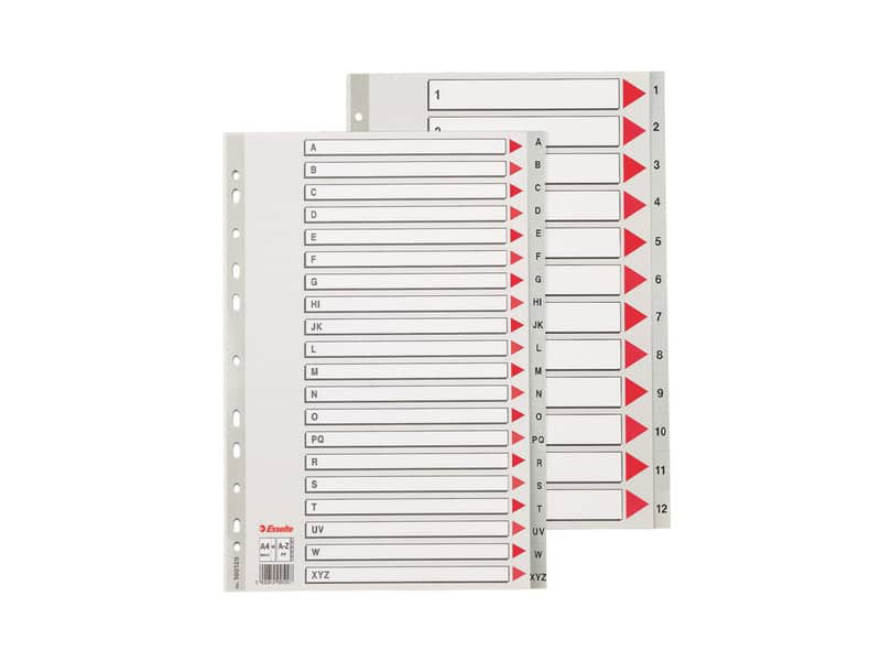 Sei 581401 separatore alfabetico record R A-Z, A4 20 scomparti - 1pz - OFBA  srl