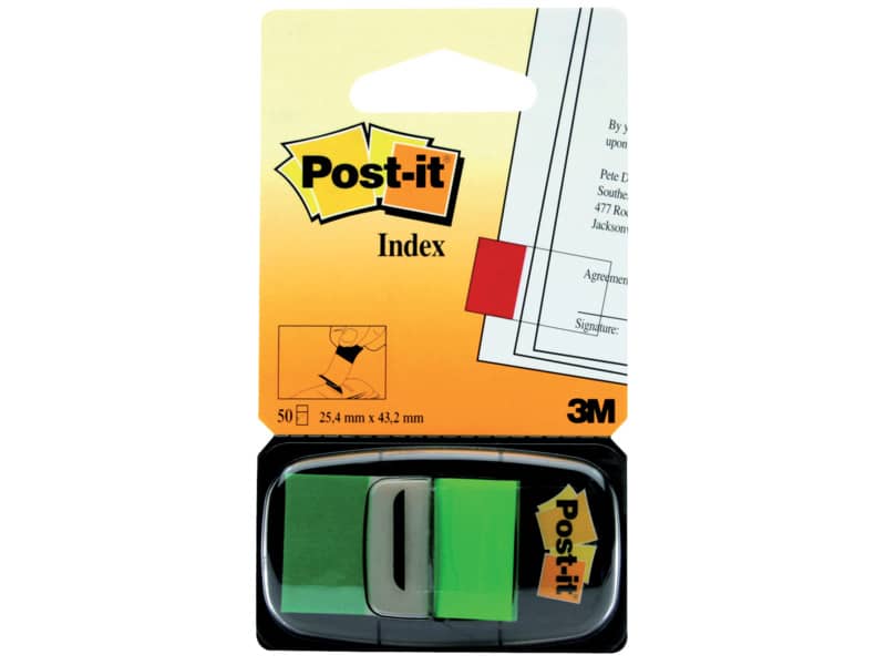 Segnapagina removibili Post-it Index Medium con dispenser blu brillante 50  segnapagina - 680-23 a soli 3.83 € su