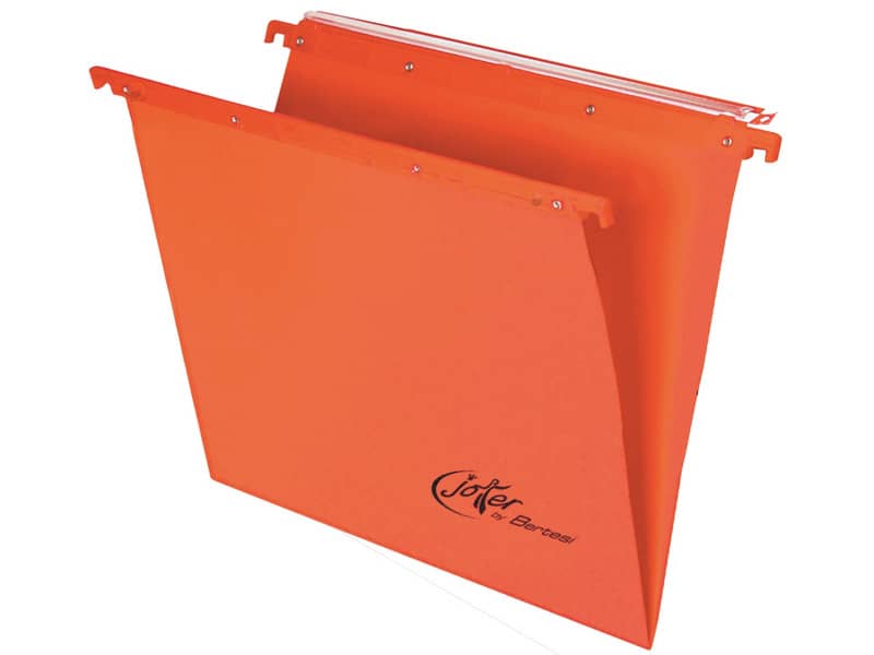 Cartelle sospese per armadi Linea Joker - A2 - laterali - 33 cm - fondo V -  arancio - conf. 25 - 414F LINK - A2 - 8058983262191 - Euroffice