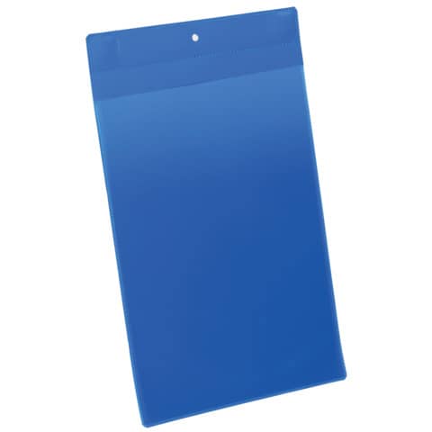 DURABLE - 1750-07 - 50 buste identificazione con fascette 210x297mm  (a4-vert.) art.1750 blu - 4005546109091