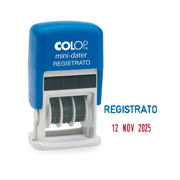 Timbro Datario Classic Line 2660 - autoinchiostrante - 37x58 mm - 7 righe -  Colop® - TIMBRI