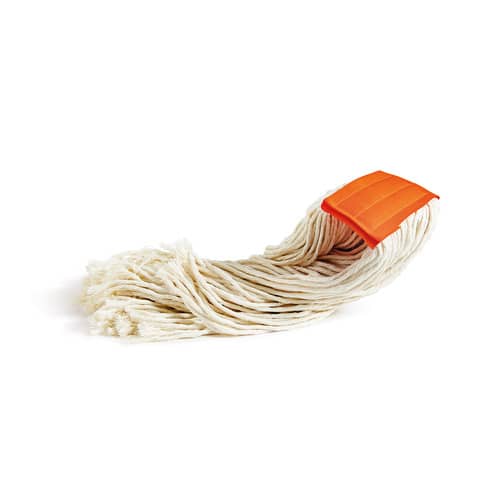 Mop in cotone Perfetto Factory 280 gr. bianco / coccia arancio 0024F a soli  5.62 € su