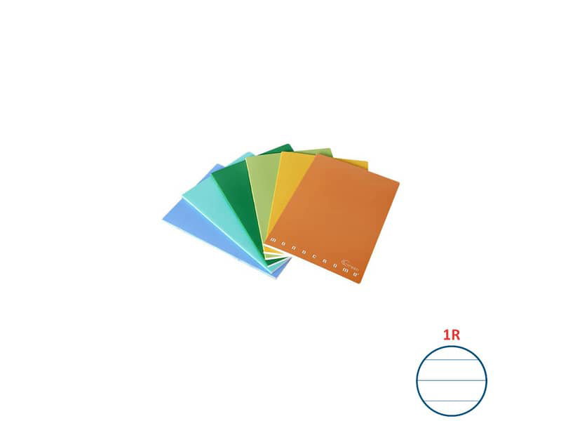Maxi quaderno A4 copertina 200 gr/mq - 20+1 ff 80 gr/mq Colorclub quadretti  5 mm - 5712 a soli 1.02 € su