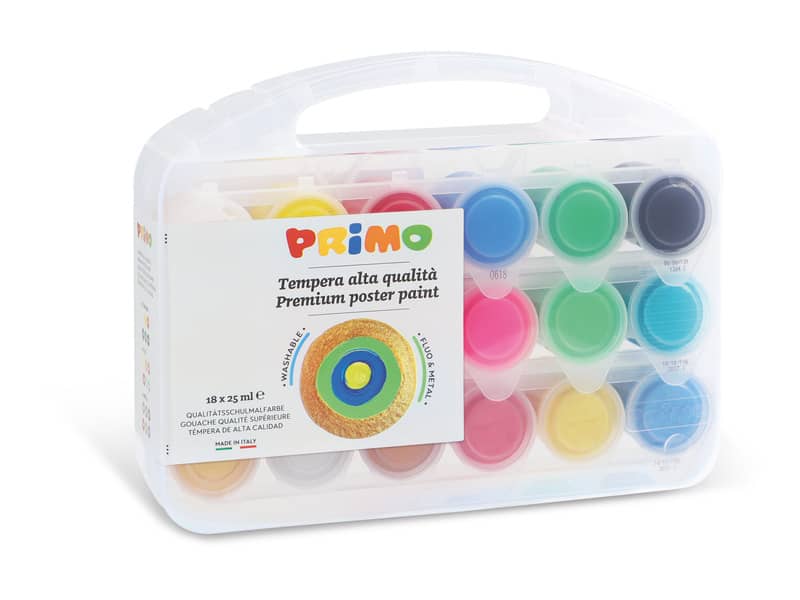 MITAMA - 62864 - Tempera pronta all'uso superlavabile colorsplat - 5 colori  fluo + 5 brillanti conf. 10 tubetti 24 ml - 8026624628644