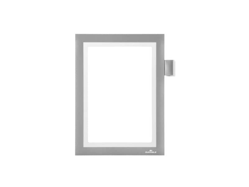 Cornice espositiva adesiva DURABLE DURAFRAME POSTER 50X70 argento  metallizzato 545x745mm - 499623 a soli 61.73 € su