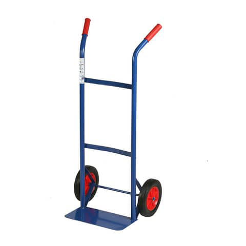 Carrello portatutto con doppio manico ruote pneumatiche portata