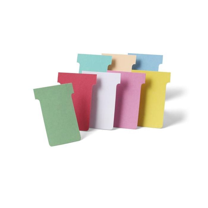 NOBO 100 SCHEDE A T INDICE 2 BIANCHE PER PLANNERS a soli 1.9 € su