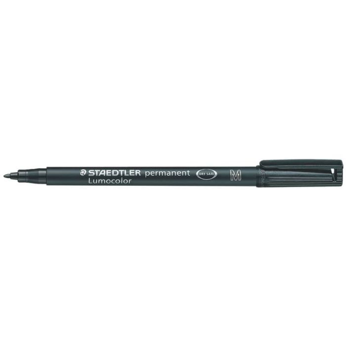 Penna a punta sintetica Staedtler Lumocolor permanent pen 317 M nero 317-9  a soli 1.71 € su