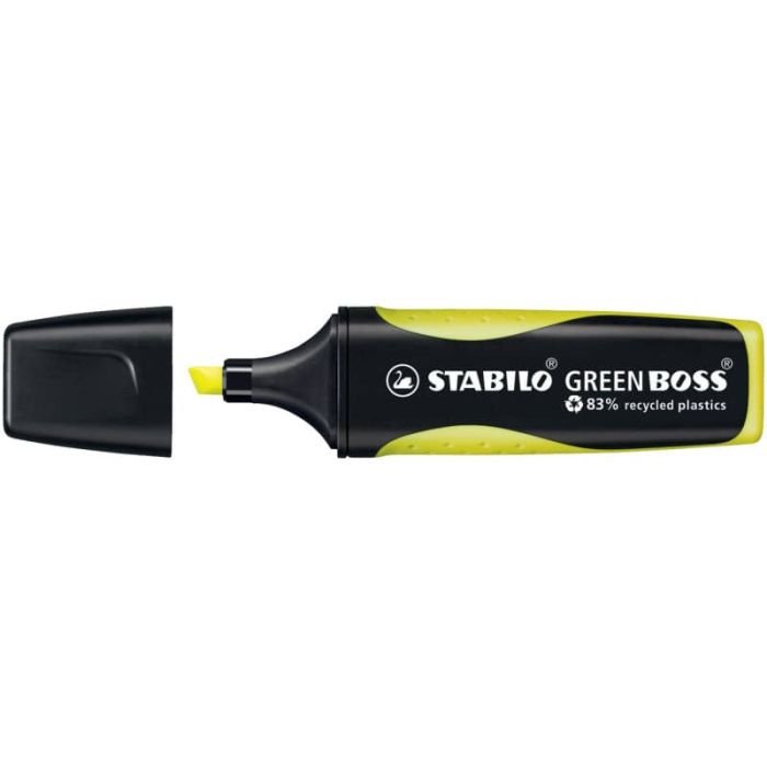 Evidenziatore Stabilo Green Boss 2-5 mm giallo 6070/24 a soli 1.51 € su