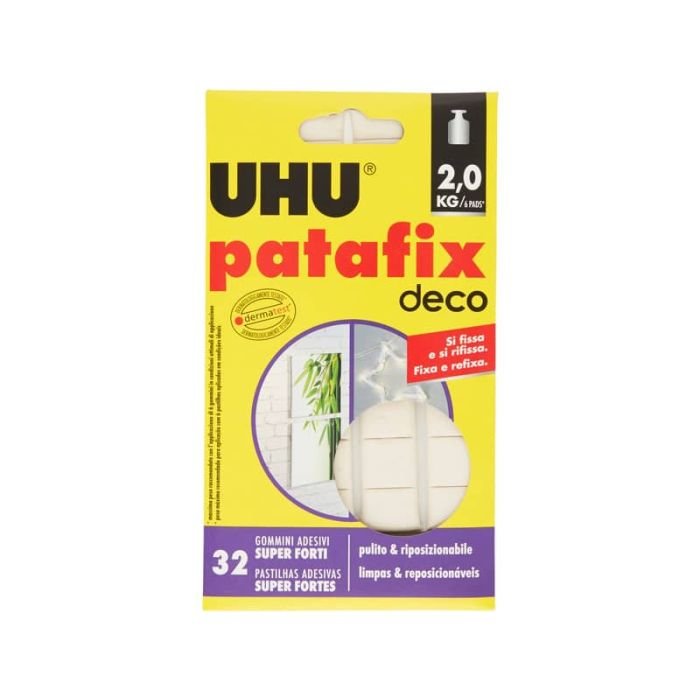 Gommini adesivi Uhu Patafix Deco superforte Conf. 32 pezzi - D1590 a soli  5.34 € su