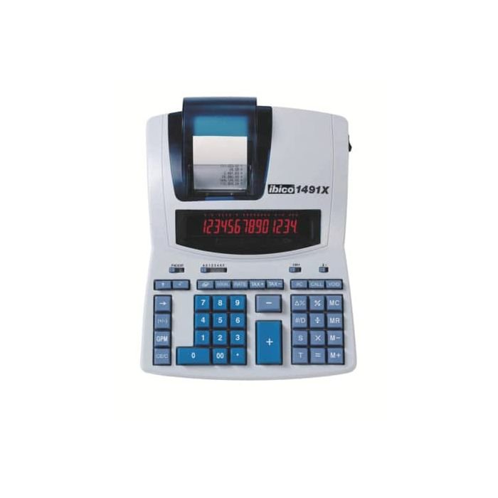 Calcolatrice scrivente termica IBICO 1491X - display 14 cifre