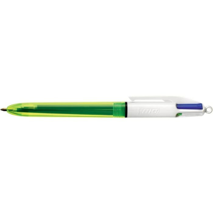 Penne a sfera a scatto BIC 4 Colours Fluo M/L 1/1,6 mm assortiti 933948 a  soli 2.98 € su