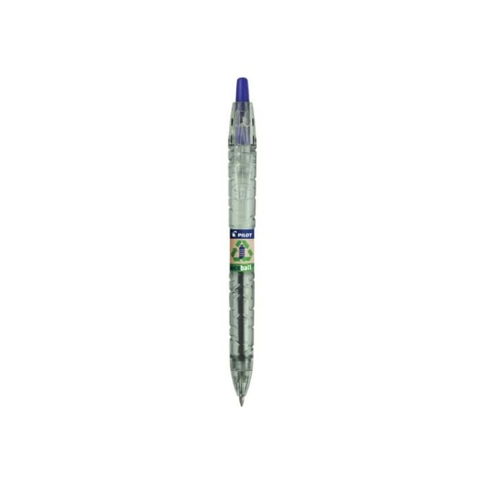 Penna a sfera a scatto Pilot ecoball B2P ricaricabile - punta 1 mm -  inchiostro a base d'olio - blu - 040177 a soli 1.65 € su