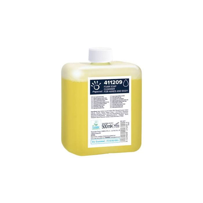 Cartuccia di sapone in schiuma per dispenser antibatterico No Touch  Papernet 500 ml - 411209 a soli 6.1 € su