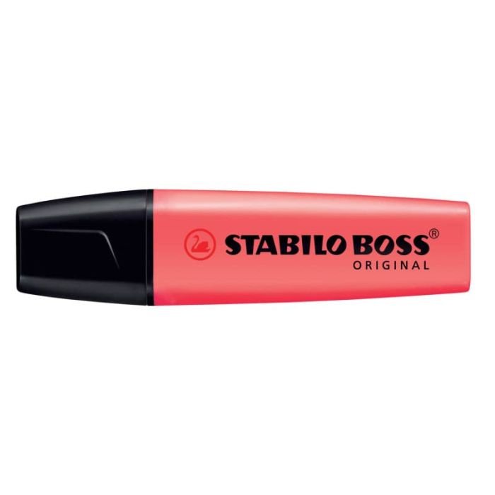 Evidenziatore Stabilo Boss Original 2-5 mm rosso 70/40 a soli 1.26 € su