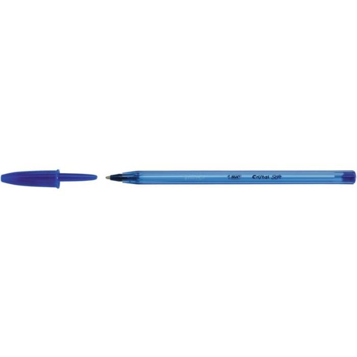 Penna a sfera BIC Cristal Soft M 1,2 mm blu 951434 a soli 0.37