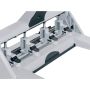 Perforatore a 4 fori a distanza variabile Leitz AKTO 5114 30 fogli grigio metallizzato - 51140184