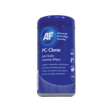 Salviette detergenti AF International PC-Clene barattolo da 100 - APCC100