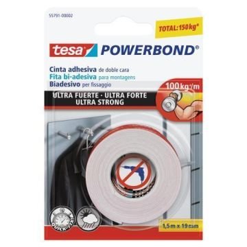 Tesa biadesivo Ultrastrong Powerbond Tesa 19 mm x 5 m 55792-00002-00