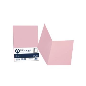 Cartellina semplice FAVINI FOLDER S cartoncino Simplex Luce&Acqua 200 g/m² 25x34cm rosa 10 conf.50 - A50S664