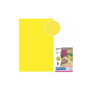 Cannetè - 50x70 cm - busta 10 fogli - 230 g/m² Deco giallo 2206/4
