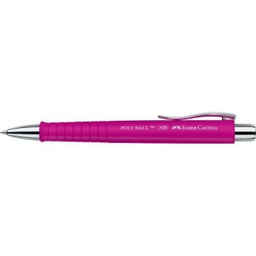 FABER-CASTELL Penna a sfera 0,7mm Poly Ball fusto rosa Faber Castell (CFZ 5)