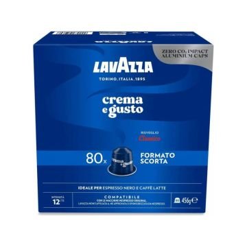 Caffè in capsule compatibili Nespresso C&G Lavazza Classico conf. da 80 pz - 7020
