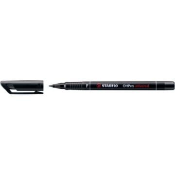 Penna Stabilo OHPen universal Fine (F) 0,7 mm nero 842/46