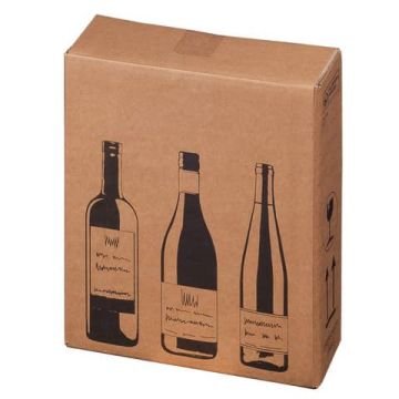 Scatole per bottiglie Wine Pack conf. 10 pz Bong tre bottiglie 222103110