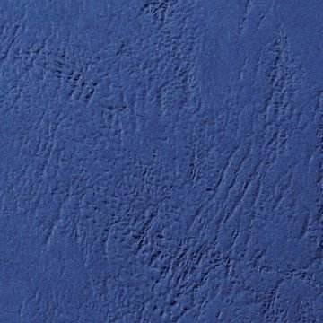 Copertine per rilegatura GBC Leathergrain cartoncino goffr. A4 blu scuro conf da 100 copertine - CE040029