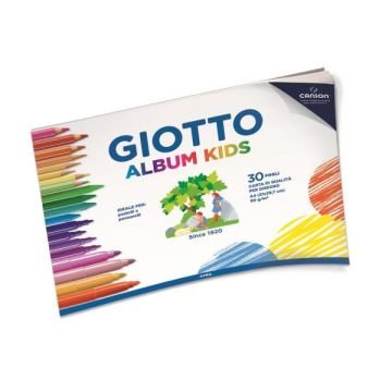 Album Kids 5+ f.to A4 90gr 30fg Giotto