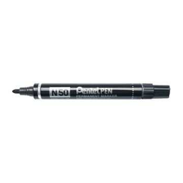 Marcatore professionale permanente Pentel N50 punta conica 4,3 mm nero N50-A