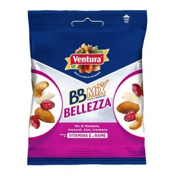 Misto di frutta secca e sgusciata BB Extra Pocket Ventura bellezza - 50 gr - conf. da 12 pezzi - 7364