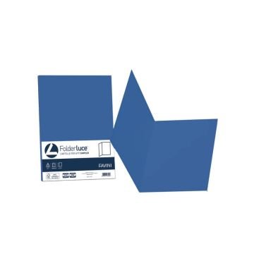 Cartellina semplice Favini FOLDER S cartoncino Simplex Luce&Acqua 200 g/m² 25x34cm blu 62 conf.50 - A50K664