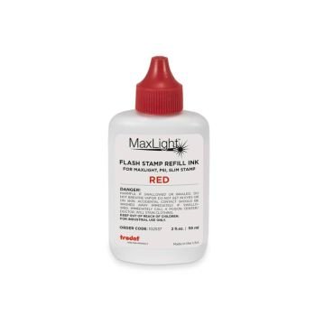 Inchiostro per timbri - MaxLight REFILL 59 ml Trodat rosso 102537