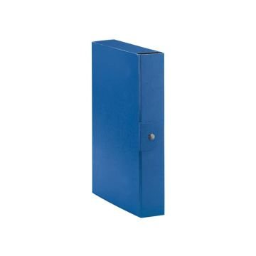 Cartelle portaprogetti Esselte C26 EUROBOX dorso 6 cm presspan biverniciato blu - 390326050